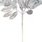 Vickerman 31" Silver Artificial Gardenia Glitter Spray 2 per bag.